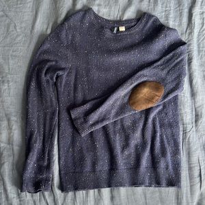 H&M “Divided” speckled blue sweater
